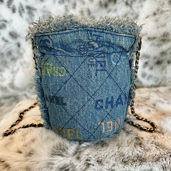 Chanel Mini Denim Mood Bucket Bag - Picture 5 of 11